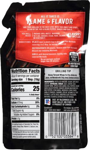 image:imageMcCormick Grill Mates 7 Spice Teriyaki Single Use Marinade 5 oz Pack of 65 Ounce Pack of 4