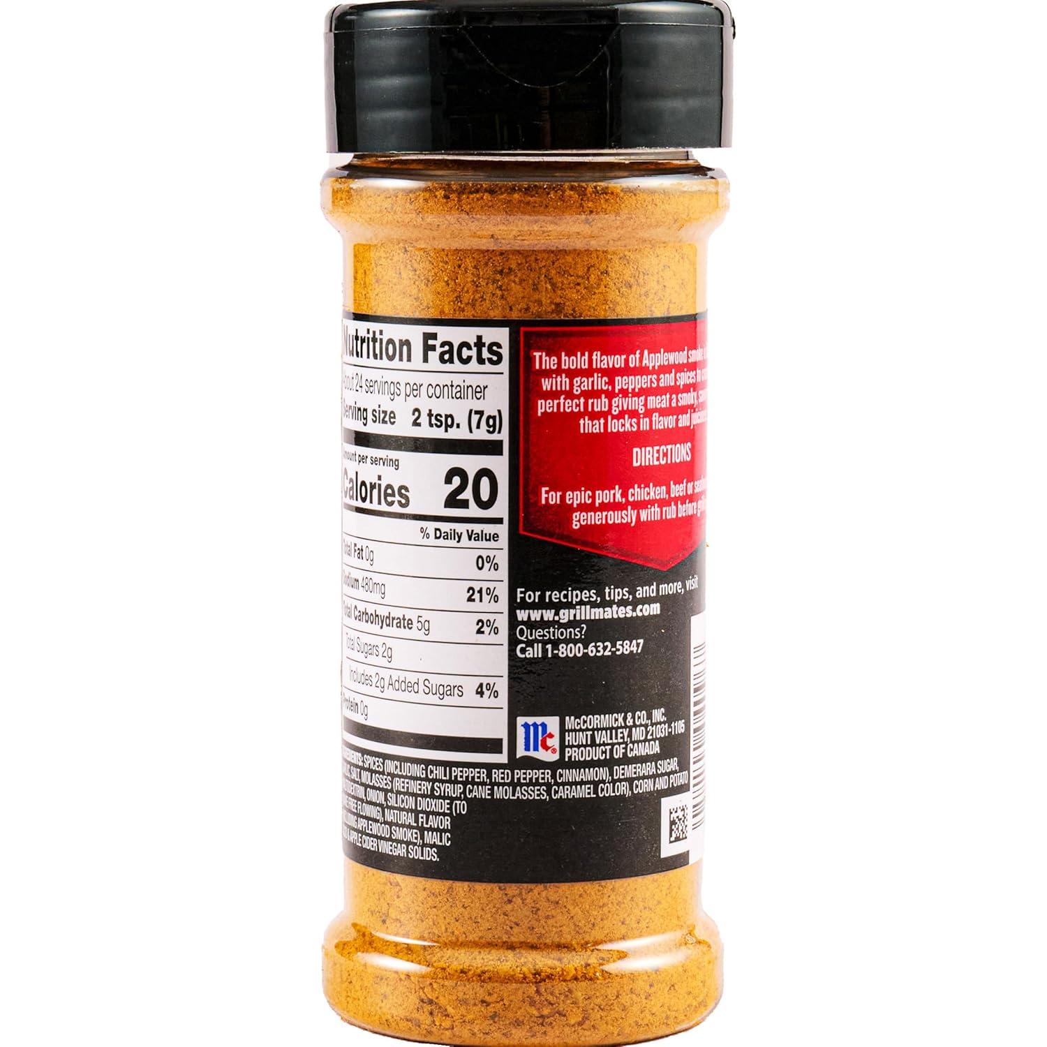 image:imageMcCormick Grill Mates Applewood Rub 6 oz