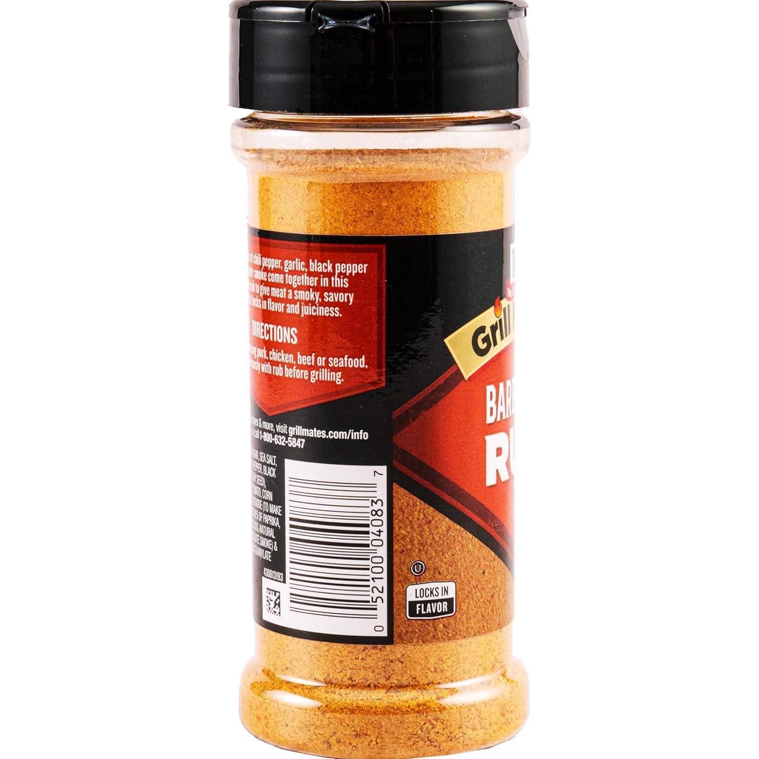 image:imageMcCormick Grill Mates Barbecue Rub 6 oz