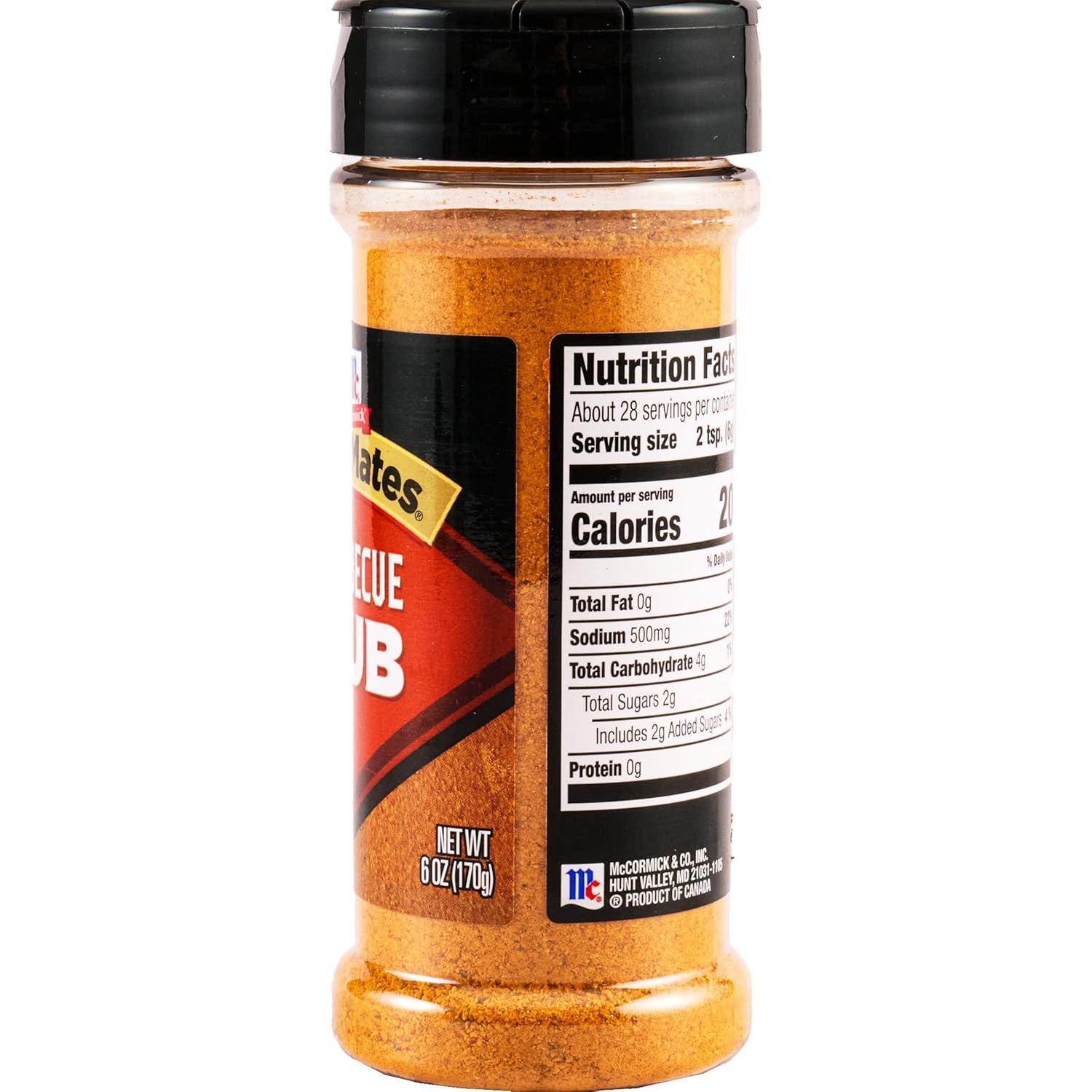 image:imageMcCormick Grill Mates Barbecue Rub 6 oz