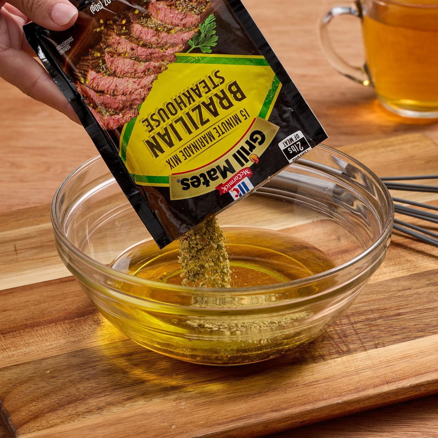 image:imageMcCormick Grill Mates Brazilian Steakhouse Seasoning 212 oz Pack of 6212 Ounce Pack of 1