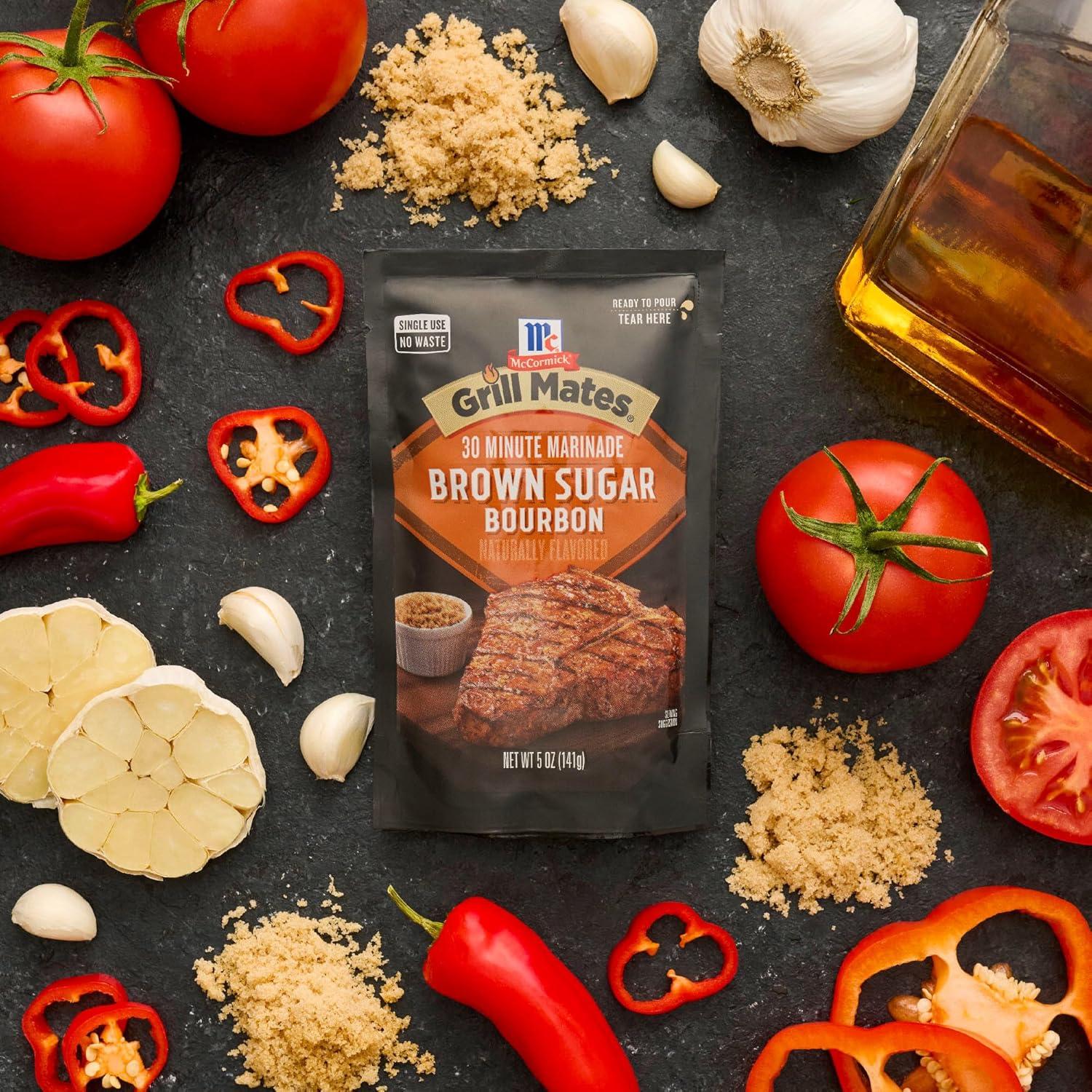 image:imageMcCormick Grill Mates Brown Sugar Bourbon 30 Minute Marinade 5 oz