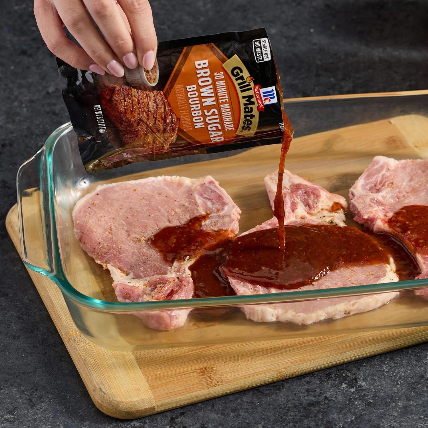 image:imageMcCormick Grill Mates Brown Sugar Bourbon 30 Minute Marinade 5 oz