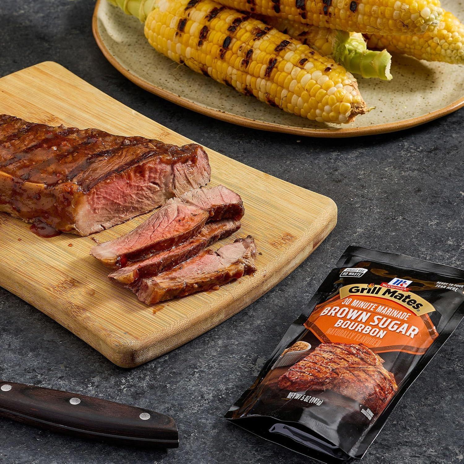 image:imageMcCormick Grill Mates Brown Sugar Bourbon 30 Minute Marinade 5 oz
