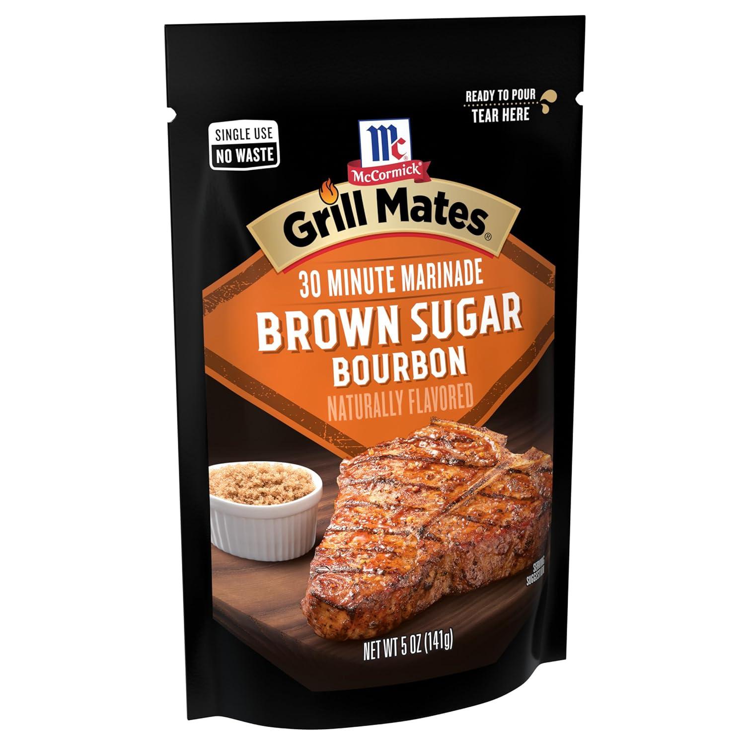 image:imageMcCormick Grill Mates Brown Sugar Bourbon 30 Minute Marinade 5 oz Pack of 6