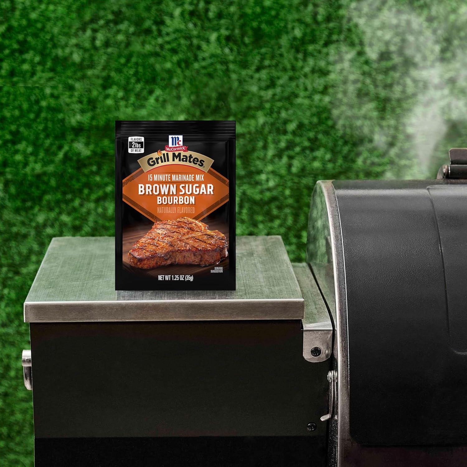 image:imageMcCormick Grill Mates Brown Sugar Bourbon Marinade 125 oz Pack of 12125 Ounce Pack of 1