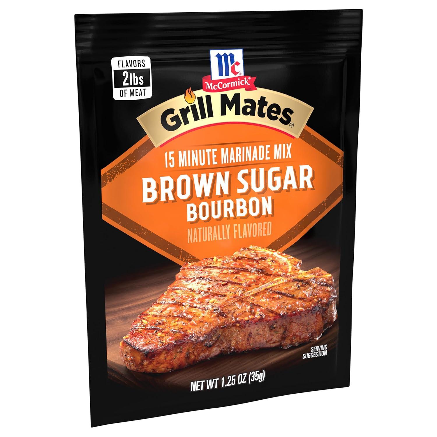 image:imageMcCormick Grill Mates Brown Sugar Bourbon Marinade 125 oz Pack of 12125 Ounce Pack of 12