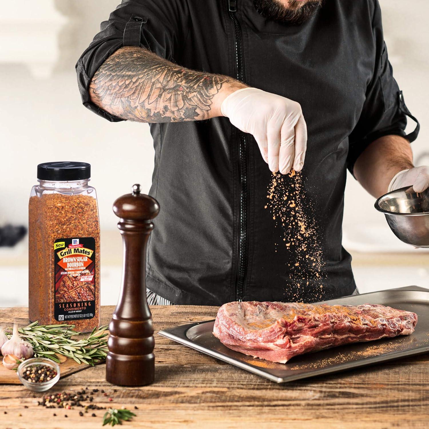 image:imageMcCormick Grill Mates Brown Sugar Bourbon Seasoning 27 oz One 27 Ounce Container of Brown Sugar Bourbon Seasoning Made of Molasses Red Bell Peppers and More for Steak Poultry and Vegetables27 Ounce Pack of 2