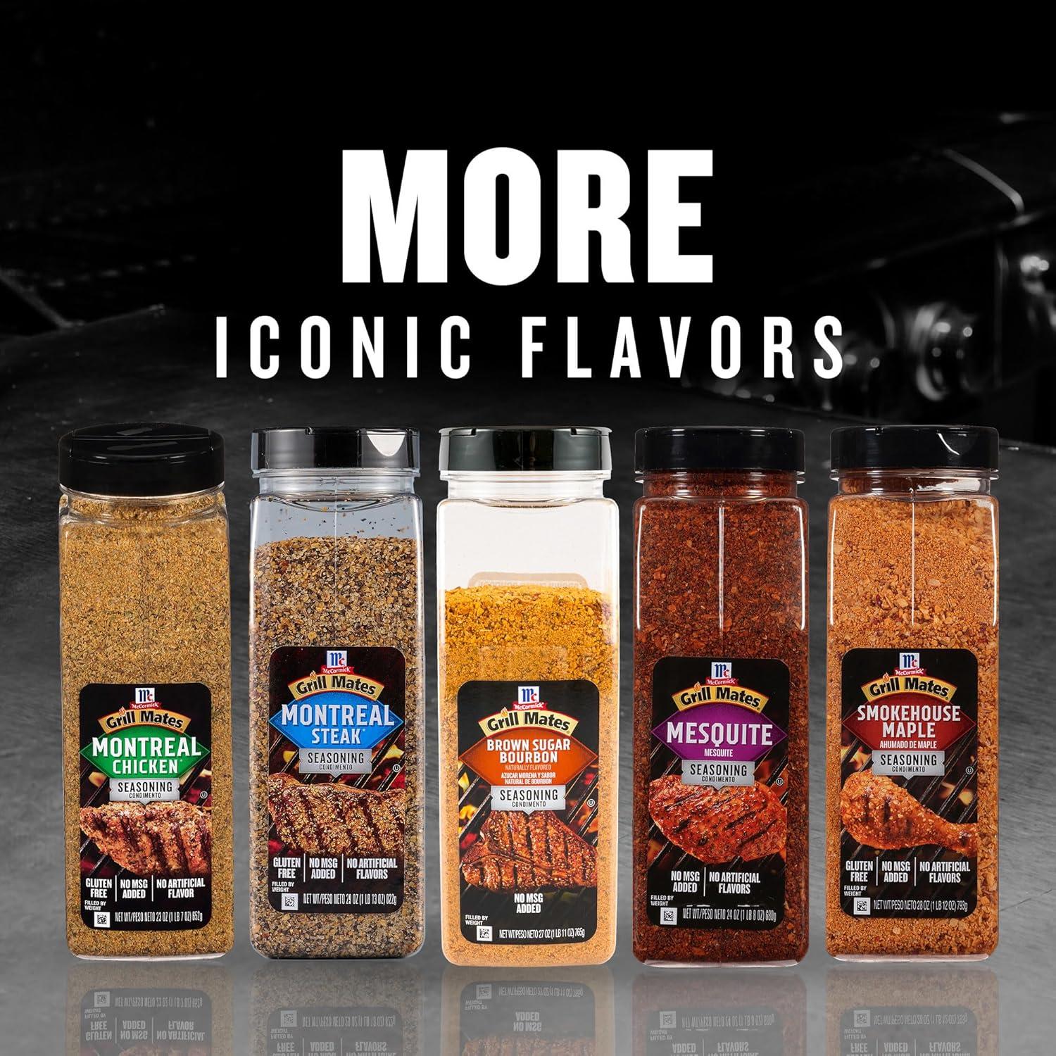 image:imageMcCormick Grill Mates Brown Sugar Bourbon Seasoning 27 oz One 27 Ounce Container of Brown Sugar Bourbon Seasoning Made of Molasses Red Bell Peppers and More for Steak Poultry and Vegetables27 Ounce Pack of 6