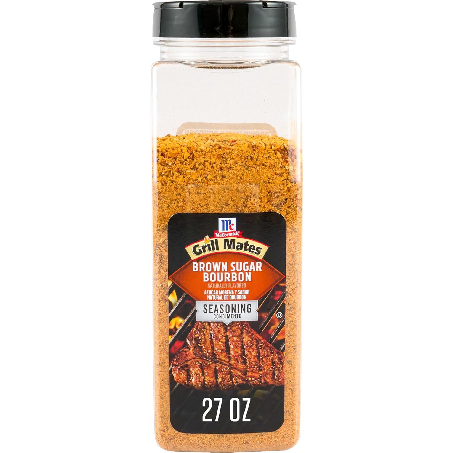 image:imageMcCormick Grill Mates Brown Sugar Bourbon Seasoning 27 oz One 27 Ounce Container of Brown Sugar Bourbon Seasoning Made of Molasses Red Bell Peppers and More for Steak Poultry and Vegetables27 Ounce Pack of 6
