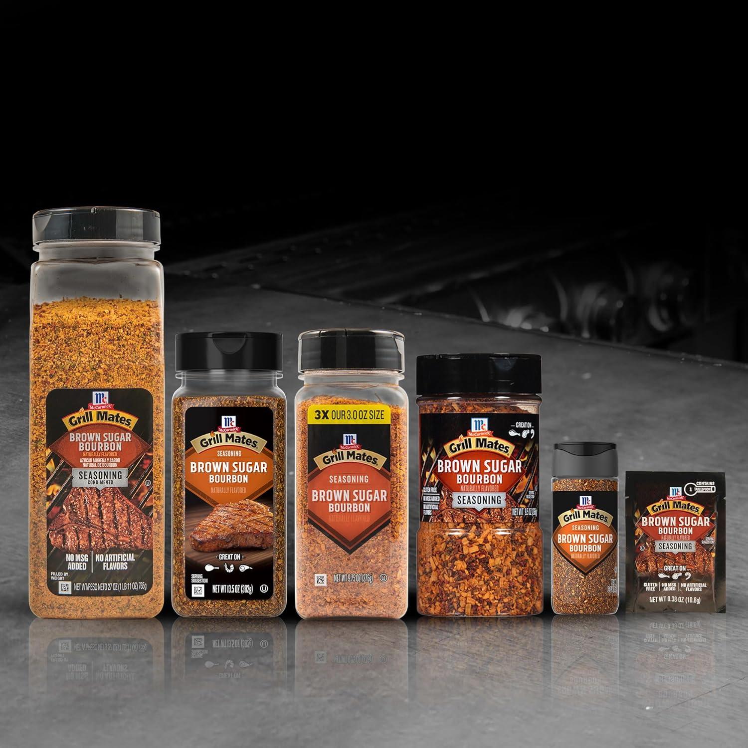 image:imageMcCormick Grill Mates Brown Sugar Bourbon Seasoning 27 oz One 27 Ounce Container of Brown Sugar Bourbon Seasoning Made of Molasses Red Bell Peppers and More for Steak Poultry and Vegetables27 Ounce Pack of 6