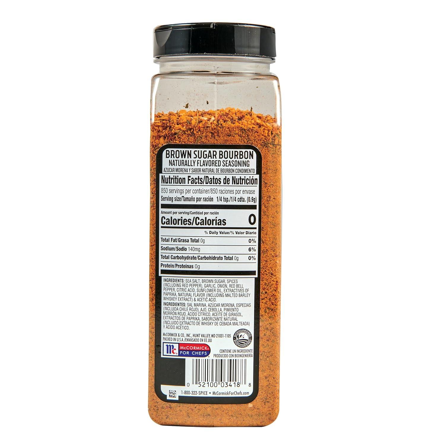 image:imageMcCormick Grill Mates Brown Sugar Bourbon Seasoning 27 oz One 27 Ounce Container of Brown Sugar Bourbon Seasoning Made of Molasses Red Bell Peppers and More for Steak Poultry and Vegetables27 Ounce Pack of 2