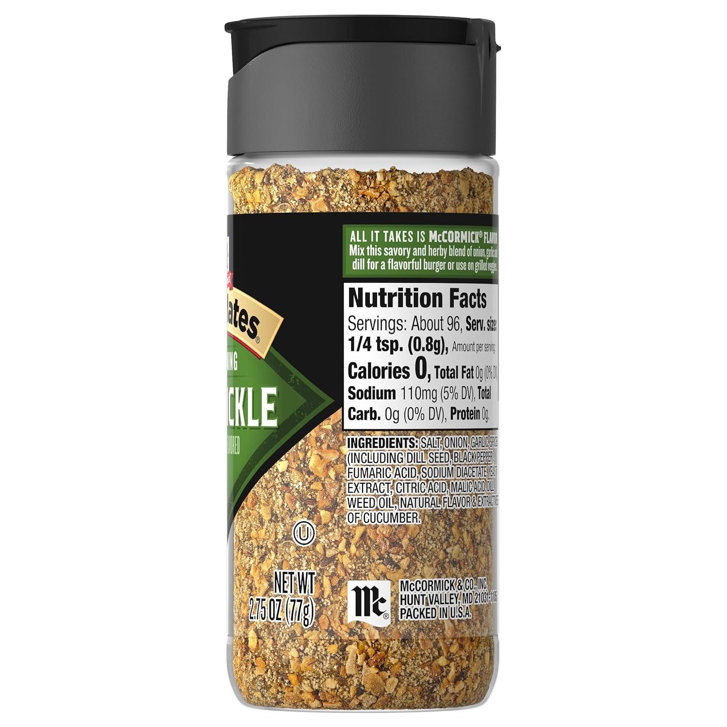 image:imageMcCormick Grill Mates Chili Garlic TriTip Seasoning 237 ozDill Pickle