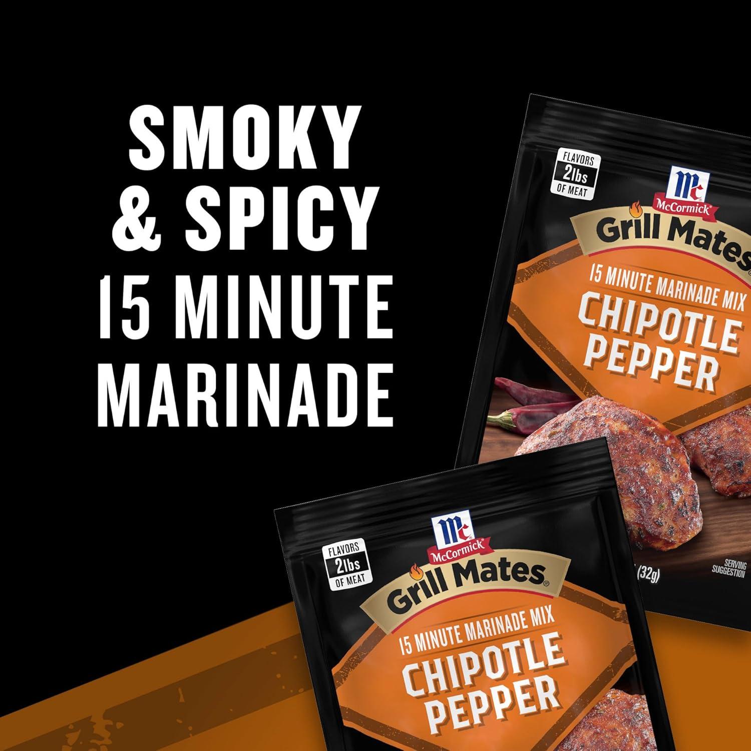 image:imageMcCormick Grill Mates Chipotle Pepper Marinade Mix 113 oz113 Ounce Pack of 1