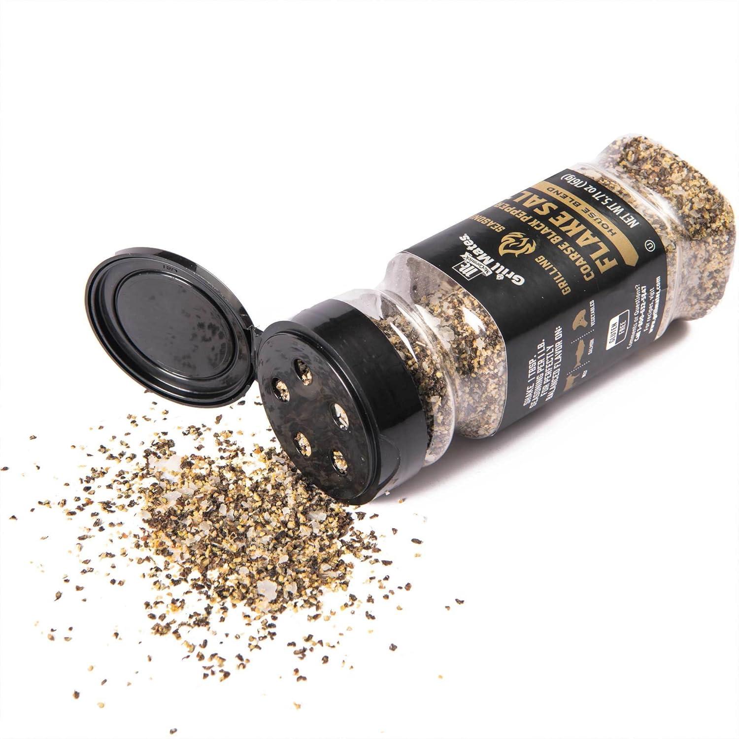 image:imageMcCormick Grill Mates Coarse Black Pepper amp Flake Salt Grilling Seasoning 571 ozCoarse Black Pepper Flake Salt