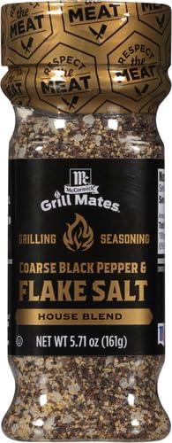 image:imageMcCormick Grill Mates Coarse Black Pepper amp Flake Salt Grilling Seasoning 571 ozCoarse Black Pepper Flake Salt