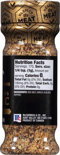 image:imageMcCormick Grill Mates Coarse Black Pepper amp Flake Salt Grilling Seasoning 571 ozCracked Pepper Garlic