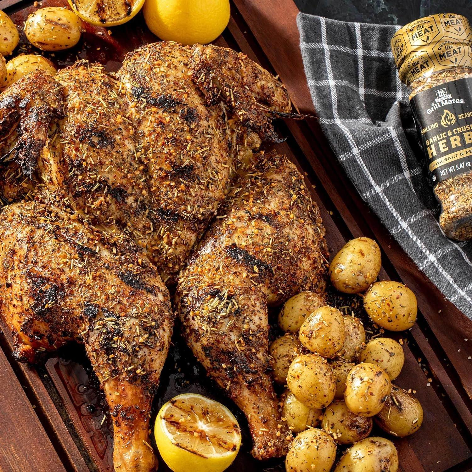 image:imageMcCormick Grill Mates Coarse Black Pepper amp Flake Salt Grilling Seasoning 571 ozGarlic Crushed Herbs