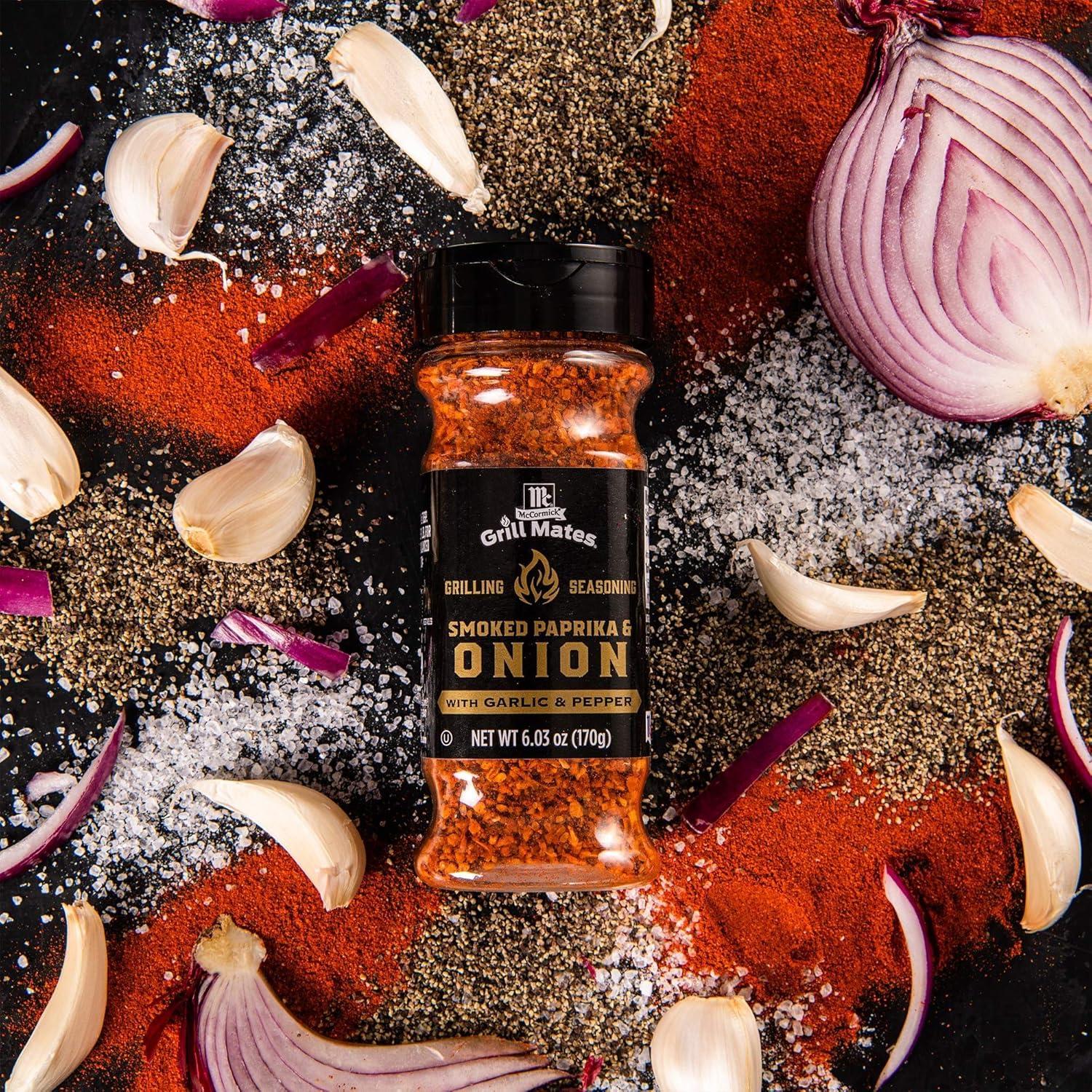 image:imageMcCormick Grill Mates Coarse Black Pepper amp Flake Salt Grilling Seasoning 571 ozPaprika Onion