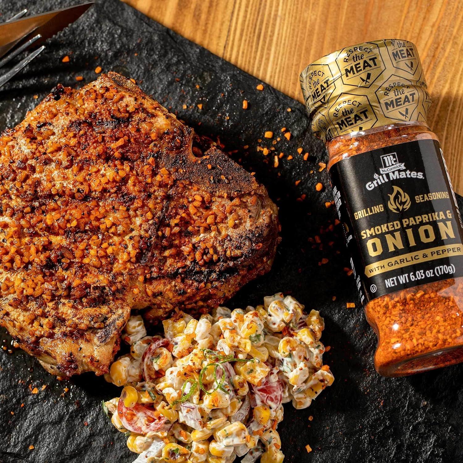 image:imageMcCormick Grill Mates Coarse Black Pepper amp Flake Salt Grilling Seasoning 571 ozPaprika Onion