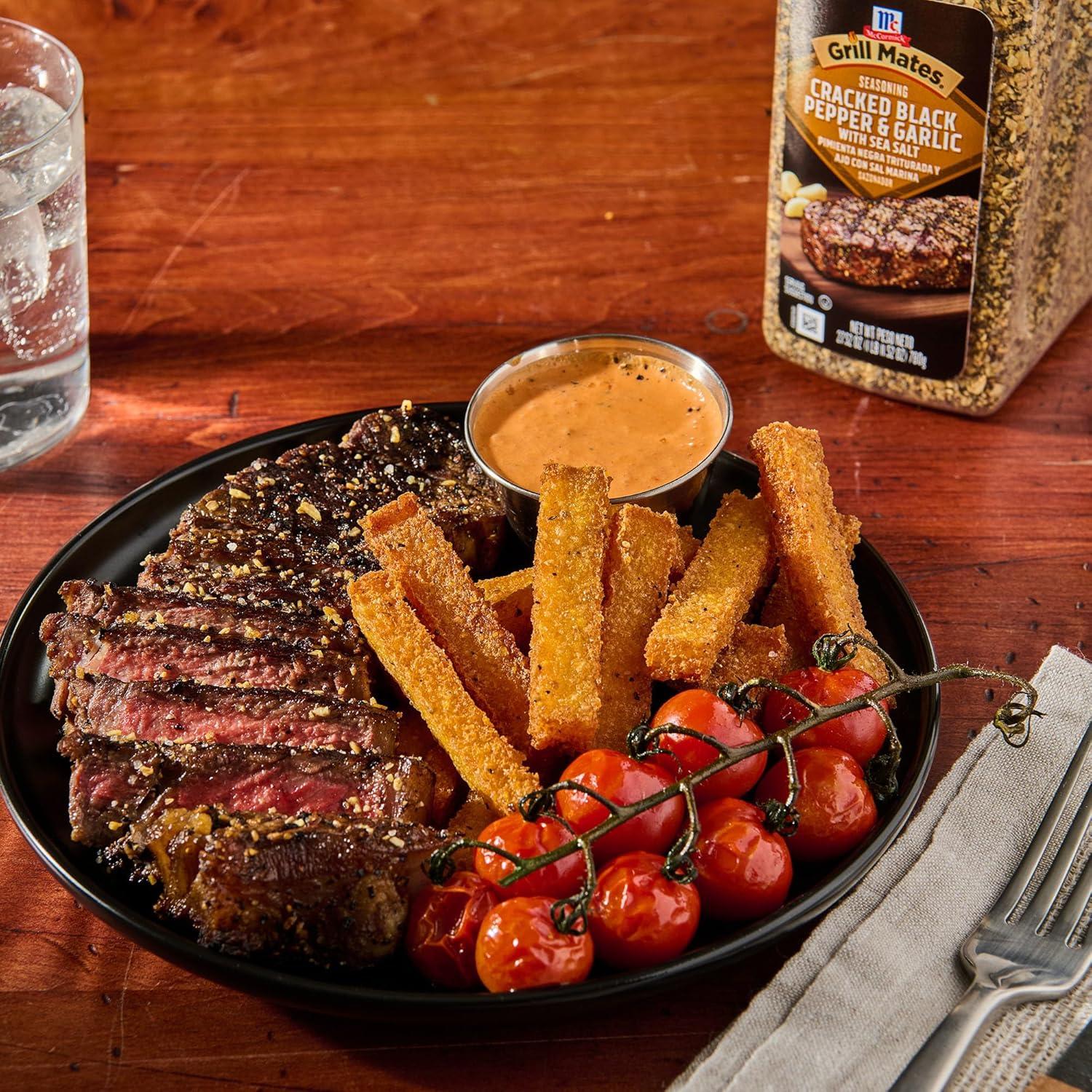 image:imageMcCormick Grill Mates Cracked Black Pepper amp Garlic with Sea Salt Seasoning 2752 oz