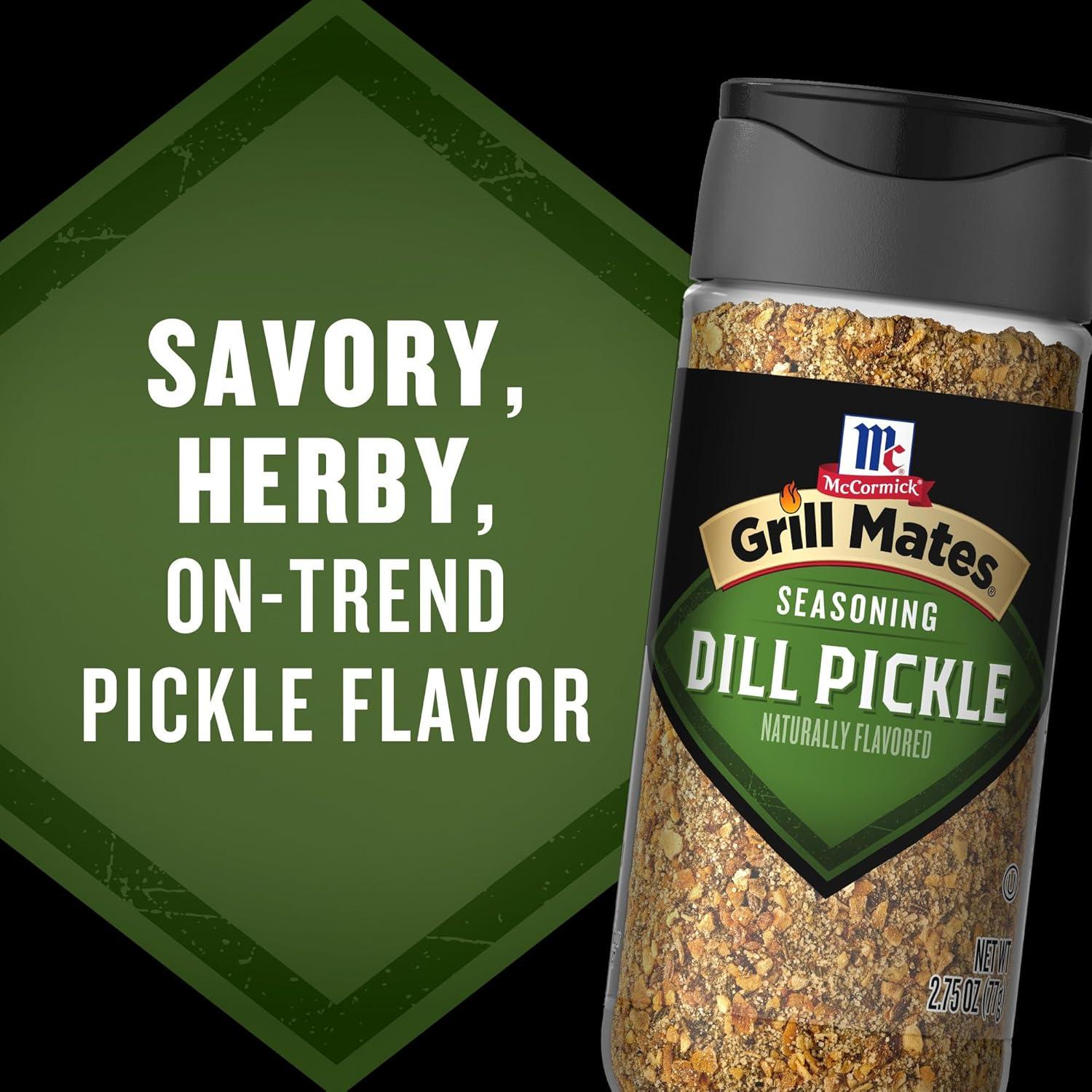 image:imageMcCormick Grill Mates Dill Pickle Seasoning 275 oz Pack of 6