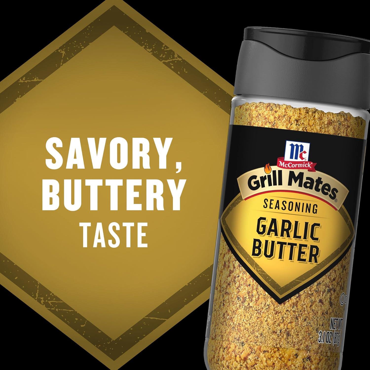 image:imageMcCormick Grill Mates Garlic Butter Seasoning 31 oz Pack of 631 Ounce Pack of 1
