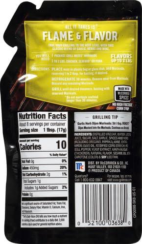 image:imageMcCormick Grill Mates Garlic Herb amp Wine 30 Minute Marinade 5 oz5 Ounce Pack of 3