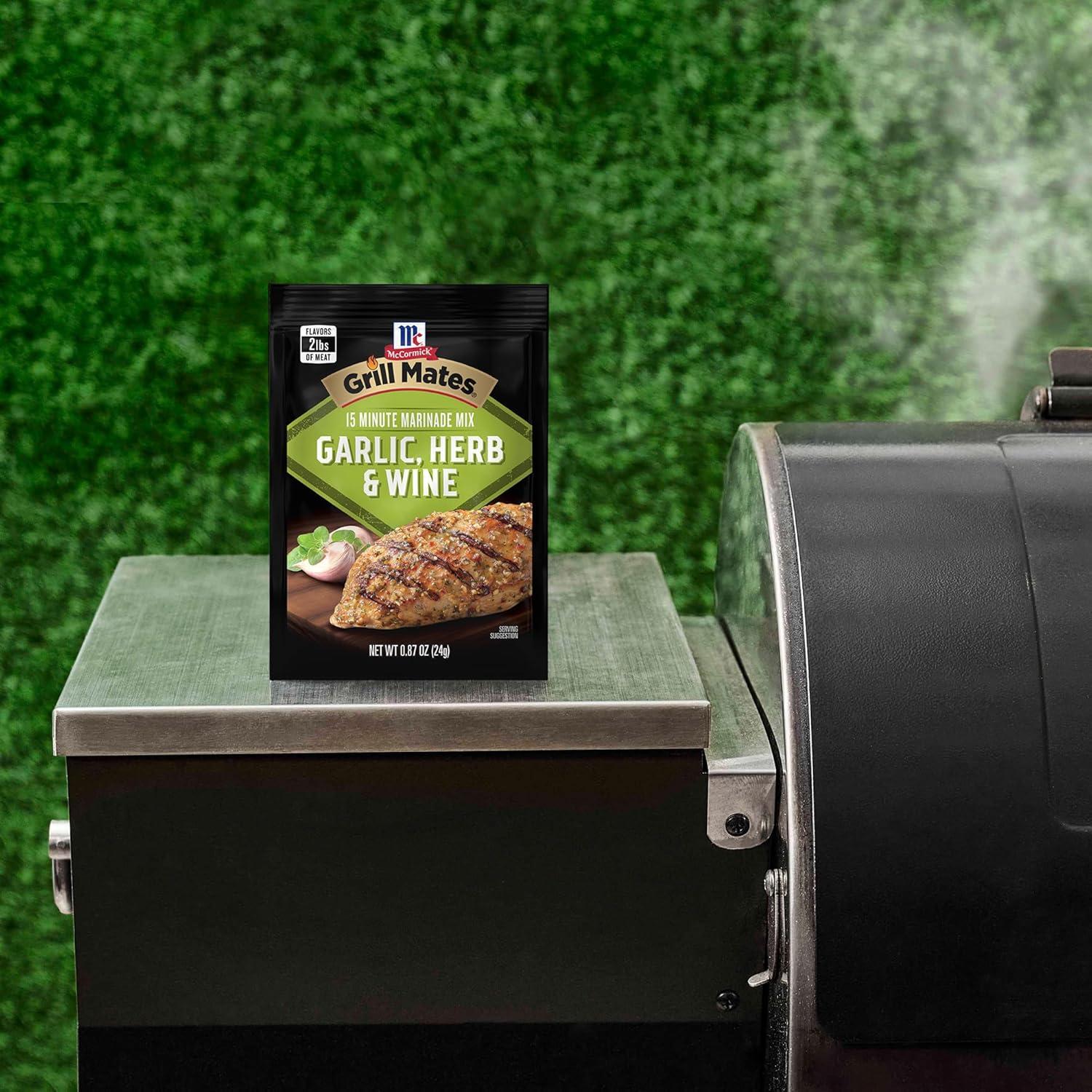 image:imageMcCormick Grill Mates Garlic Herb amp Wine Marinade Mix 087 oz087 Ounce Pack of 1