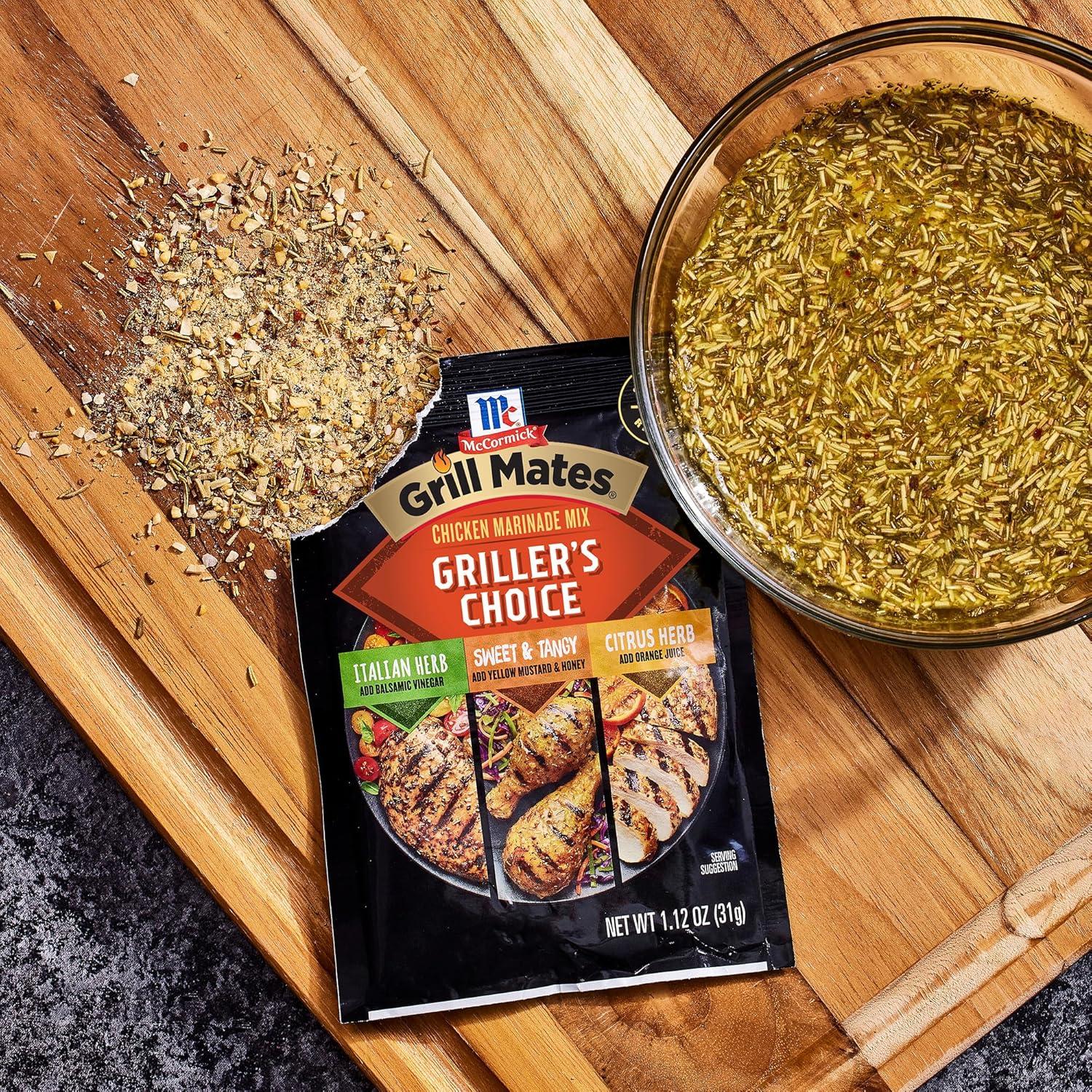 image:imageMcCormick Grill Mates Grillers Choice Chicken Marinade Mix 112 oz112 Ounce Pack of 1
