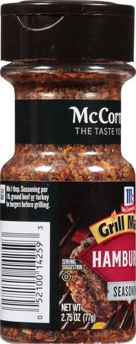image:imageMcCormick Grill Mates Hamburger Seasoning 275 ozHamburger