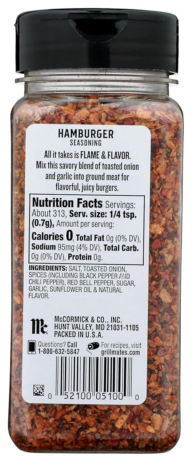 image:imageMcCormick Grill Mates Hamburger Seasoning 275 ozHamburger