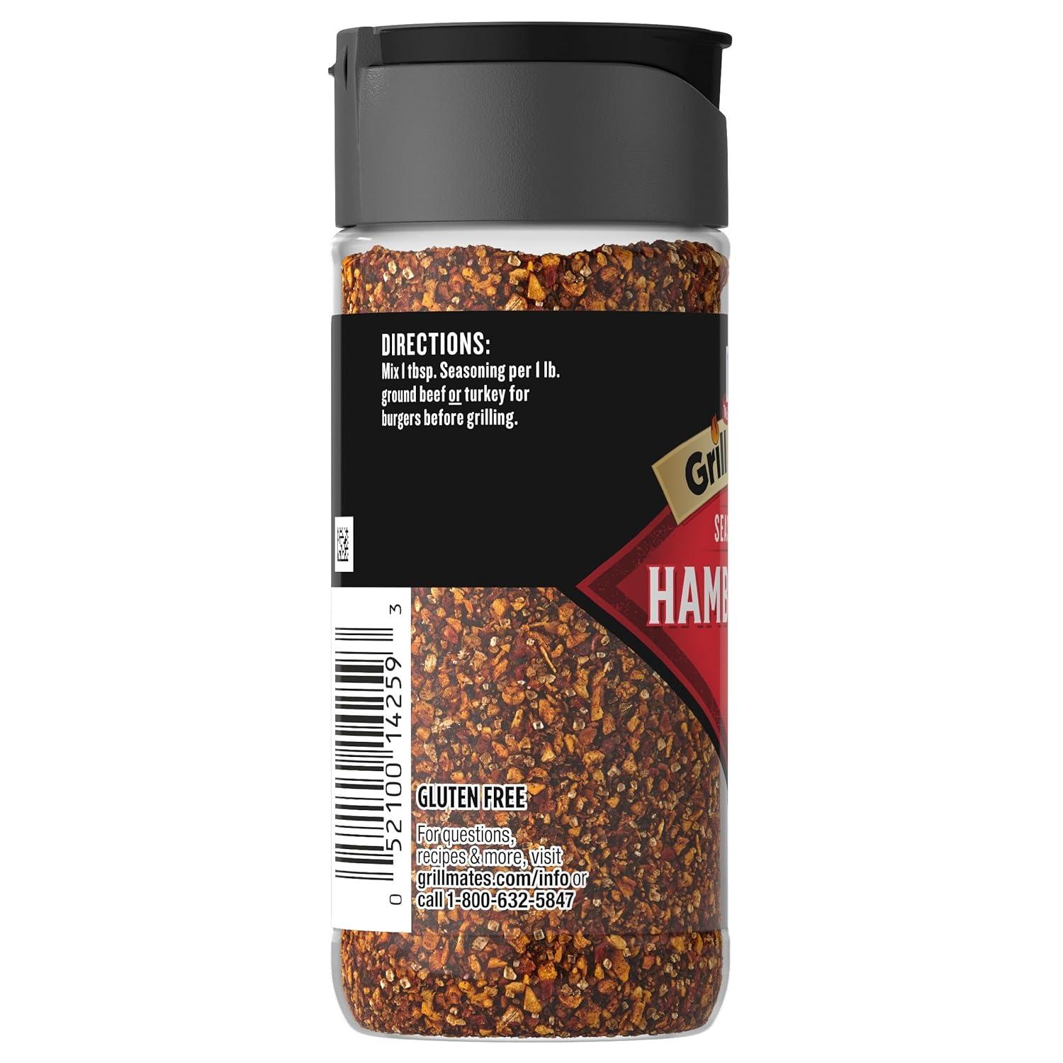 image:imageMcCormick Grill Mates Hamburger Seasoning 275 ozHamburger