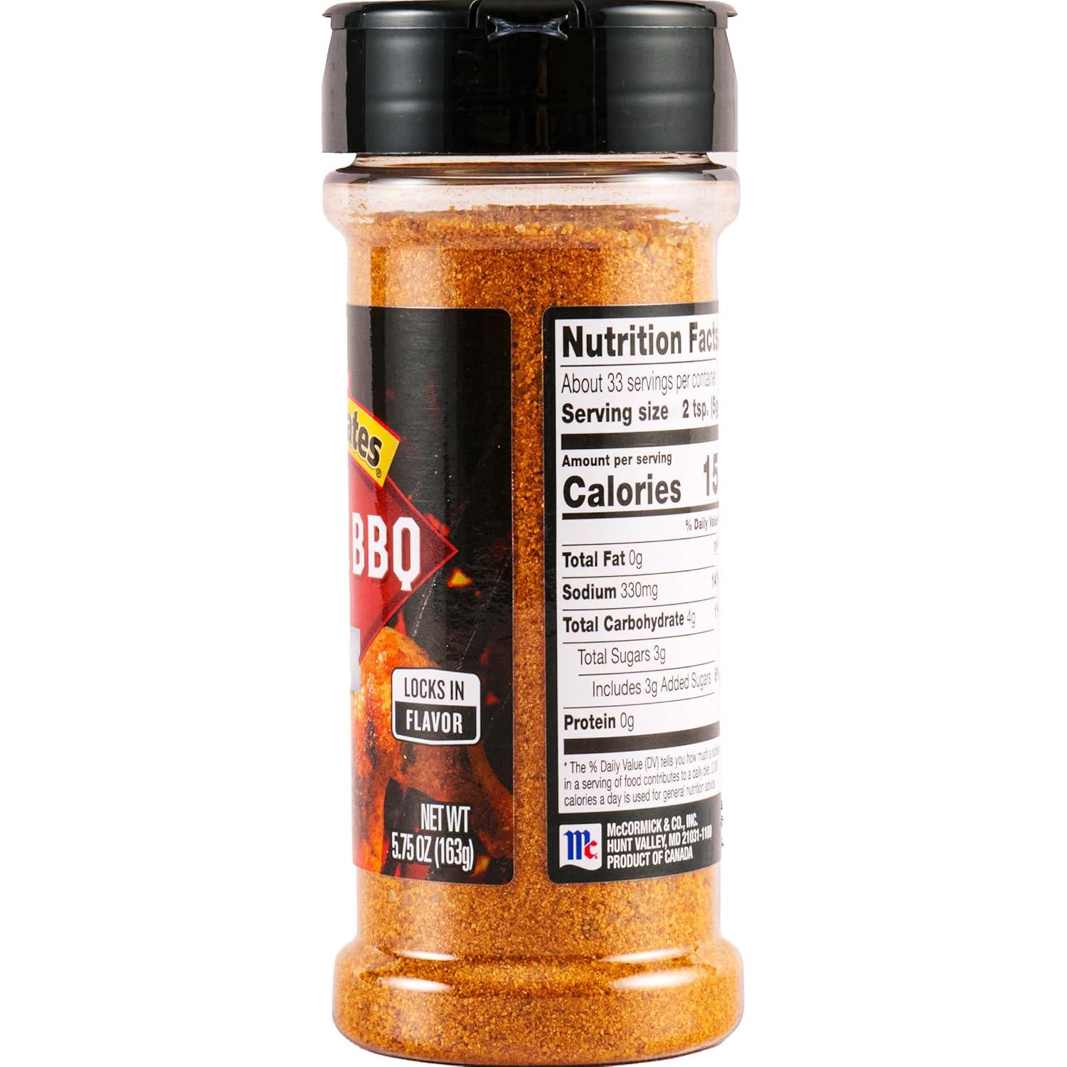 image:imageMcCormick Grill Mates Maple BBQ Rub 575 ozMaple BBQ