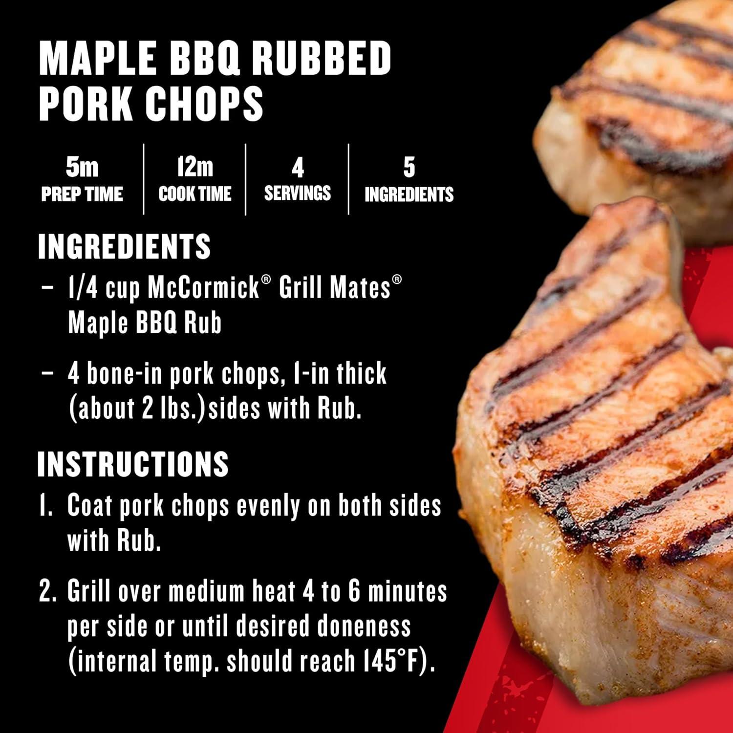 image:imageMcCormick Grill Mates Maple BBQ Rub 575 ozMaple BBQ