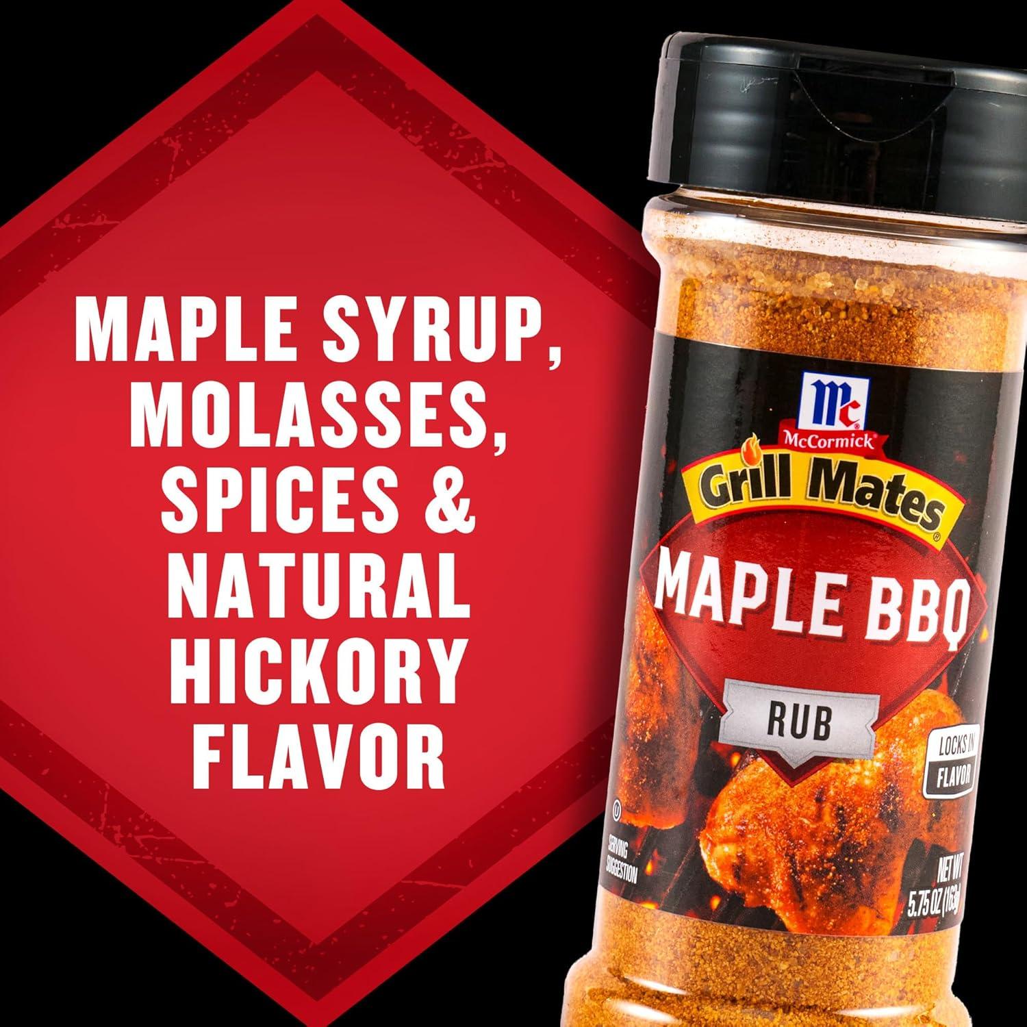 image:imageMcCormick Grill Mates Maple BBQ Rub 575 ozMaple BBQ
