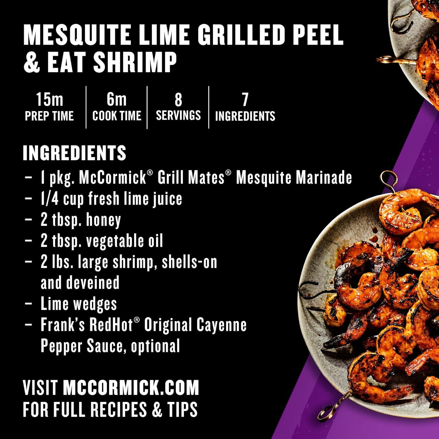 image:imageMcCormick Grill Mates Mesquite Marinade Mix 106 ozMesquite