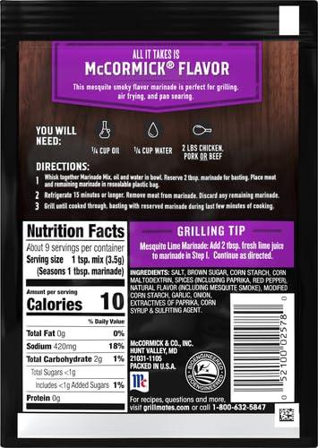 image:imageMcCormick Grill Mates Mesquite Marinade Mix 106 ozMesquite