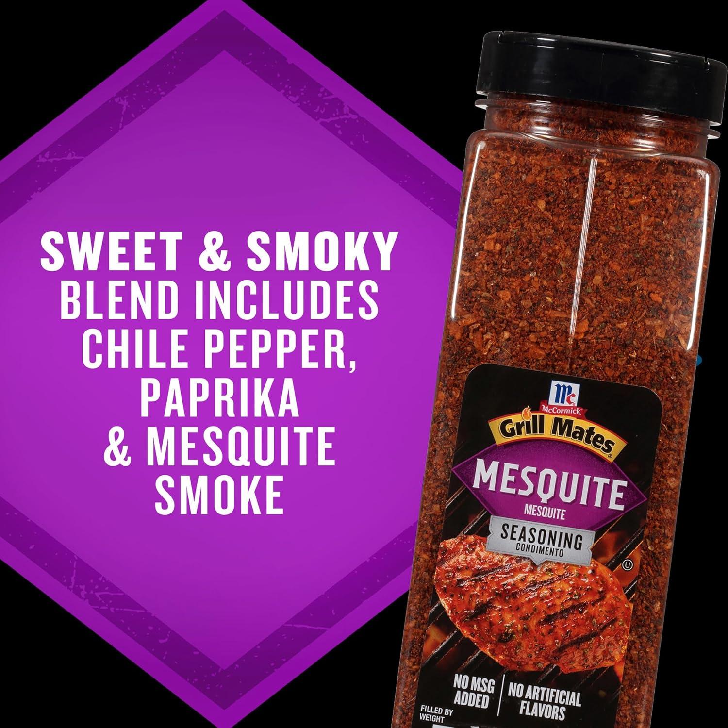 image:imageMcCormick Grill Mates Mesquite Seasoning 24 oz Pack of 6 Six 24 Ounce Containers of Mesquite BBQ Spice Versatile Use in Marinades Meats Dressings and More24 Ounce Pack of 6