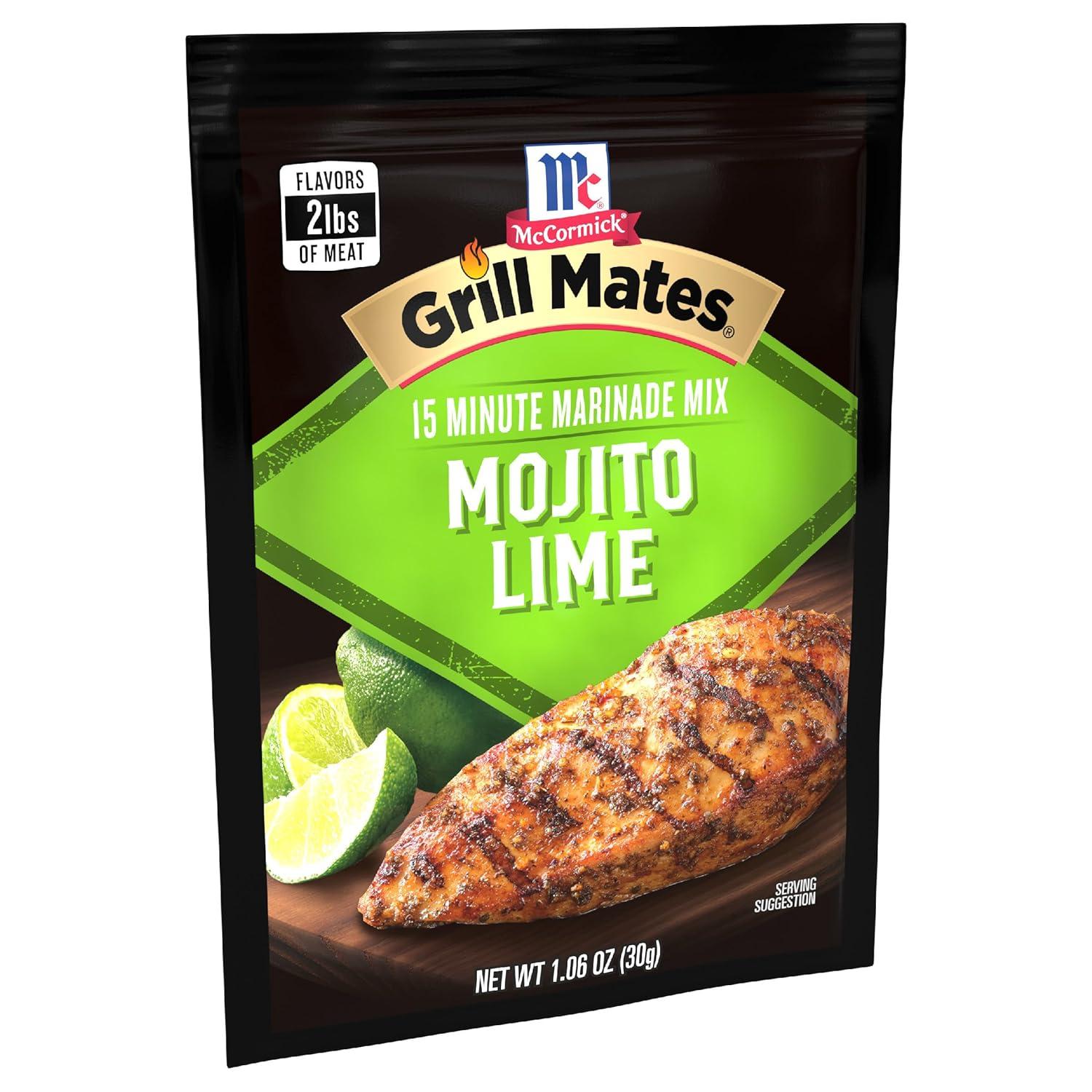 image:imageMcCormick Grill Mates Mojito Lime Marinade Mix 106 oz Pack of 12