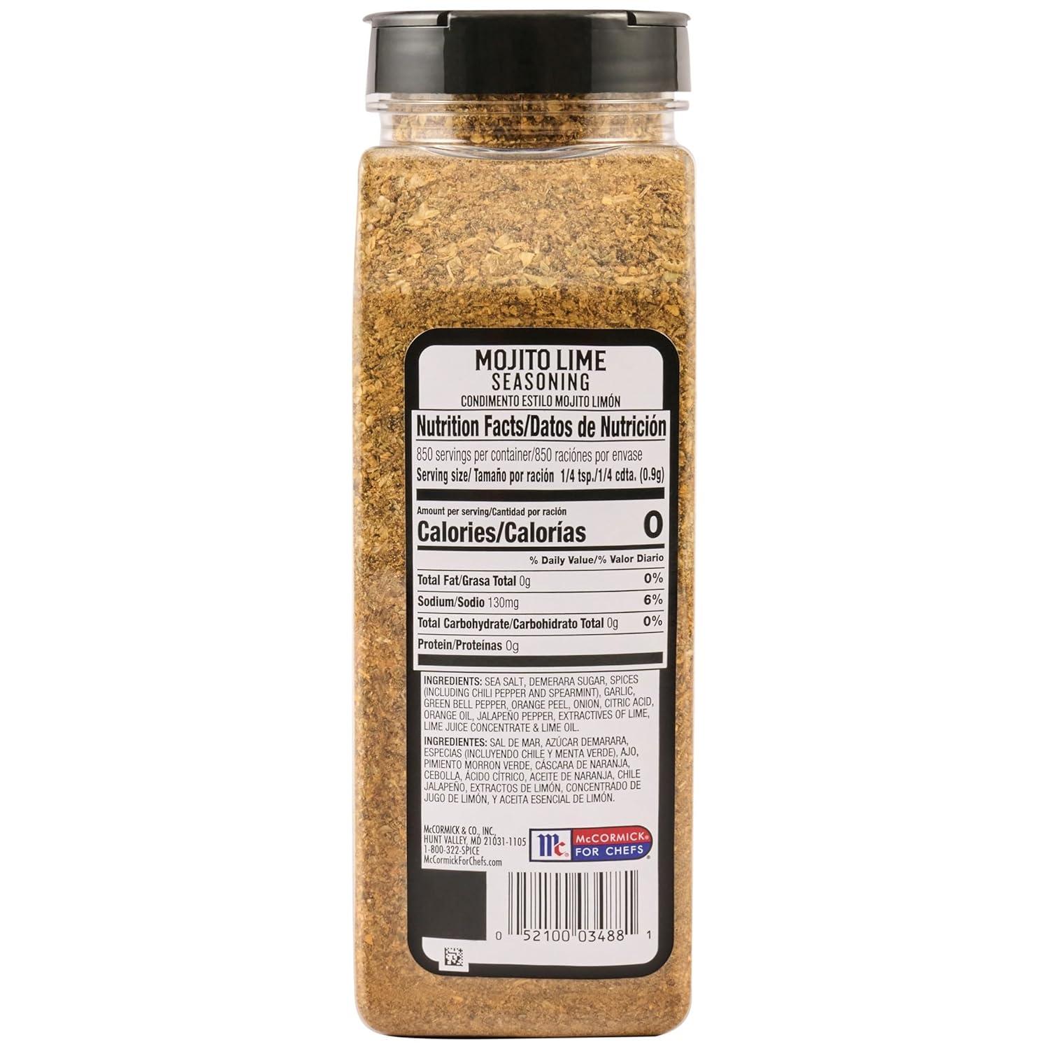 image:imageMcCormick Grill Mates Mojito Lime Seasoning 27 Ounce 6 per case
