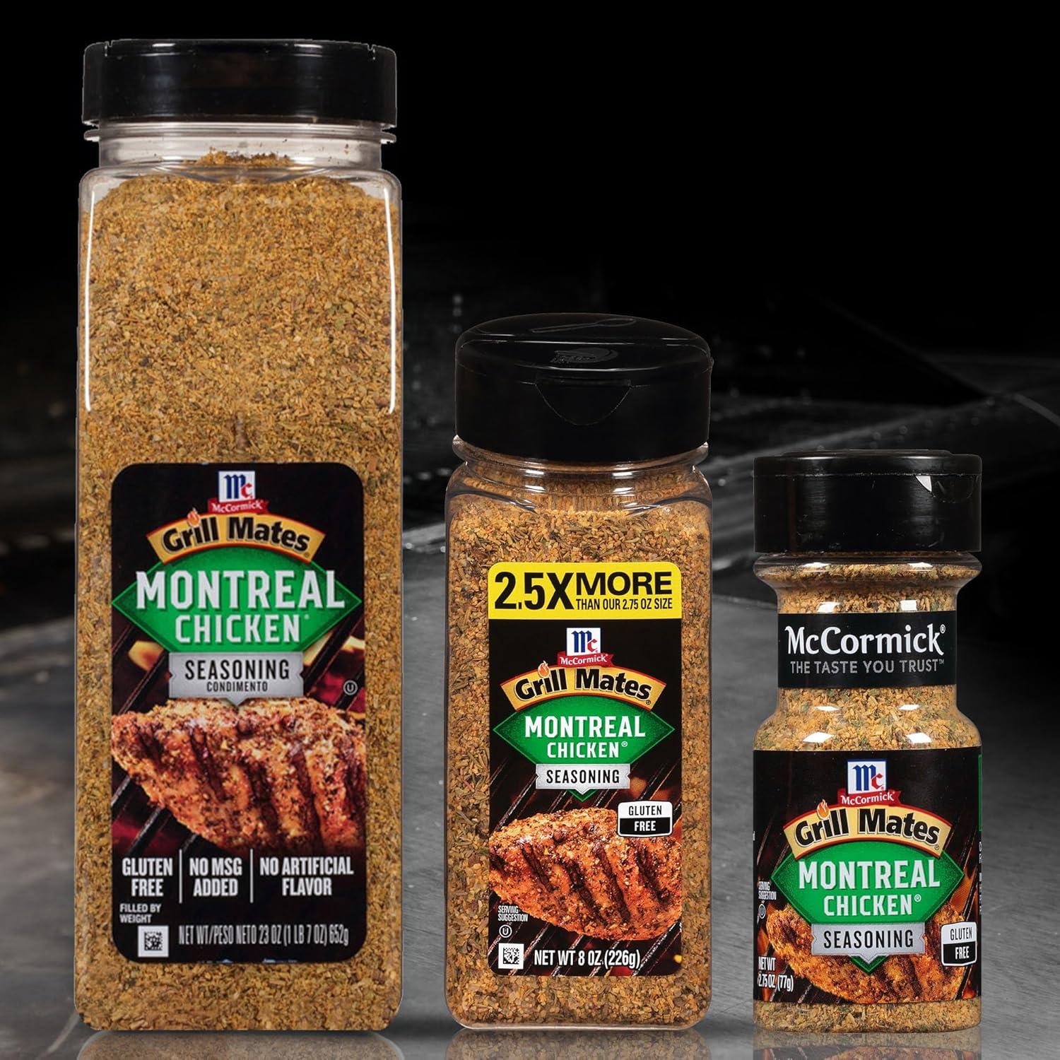image:imageMcCormick Grill Mates Montreal Chicken Seasoning 23 oz One 23 Ounce Container of Montreal Chicken Seasoning with Blend of Garlic Onion Black and Red Pepper and Paprika for Meats and Seafood23 Ounce Pack of 1