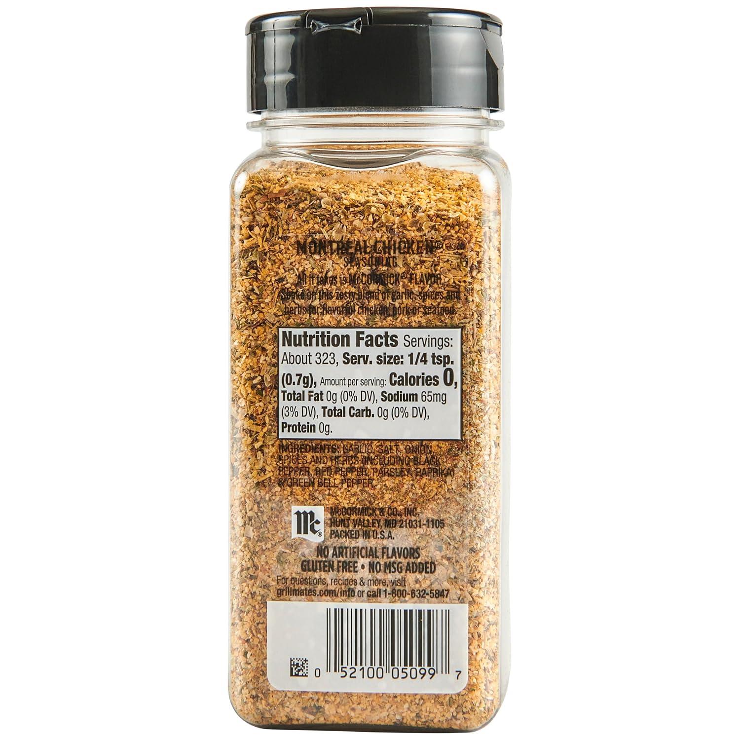 image:imageMcCormick Grill Mates Montreal Chicken Seasoning 275 oz Pack of 68 Ounce Pack of 1