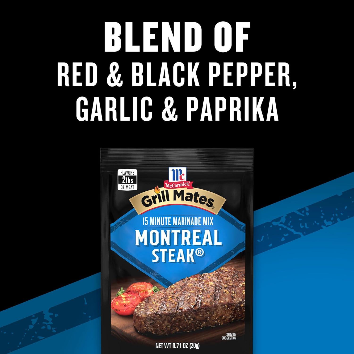 image:imageMcCormick Grill Mates Montreal Steak Marinade Mix 071 oz071 Ounce Pack of 1