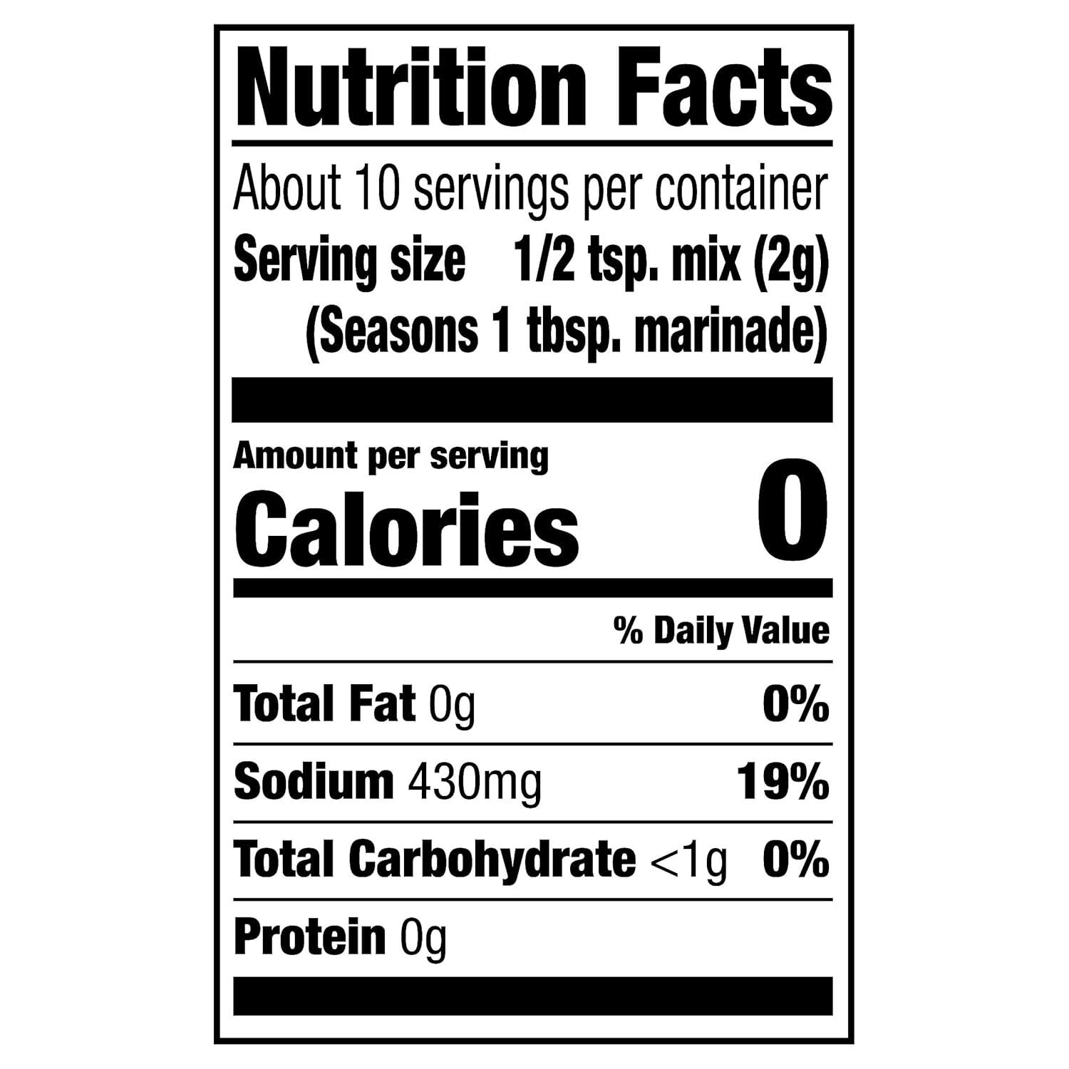 image:imageMcCormick Grill Mates Montreal Steak Marinade Mix 071 oz071 Ounce Pack of 1
