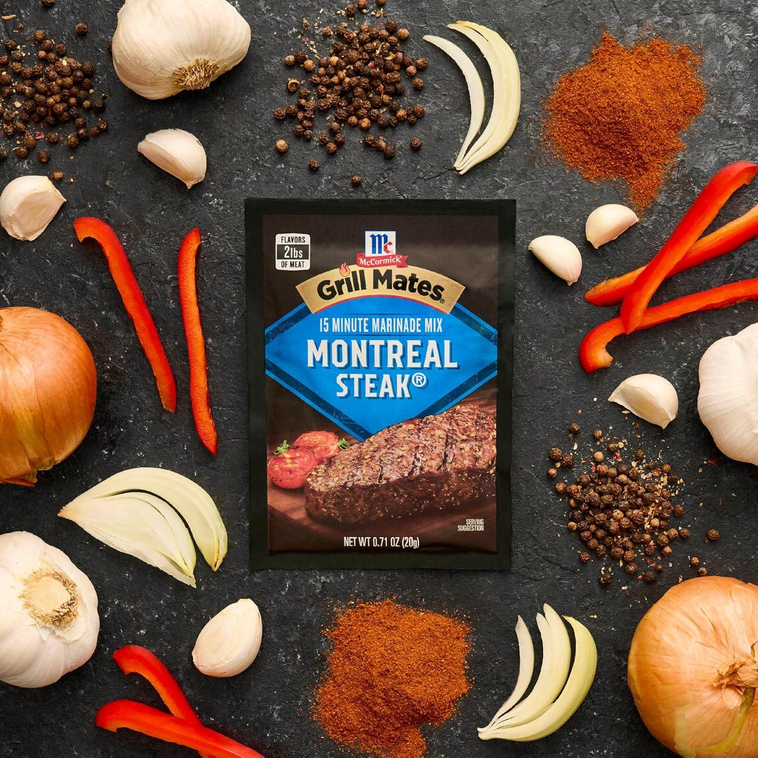 image:imageMcCormick Grill Mates Montreal Steak Marinade Mix 071 oz071 Ounce Pack of 1