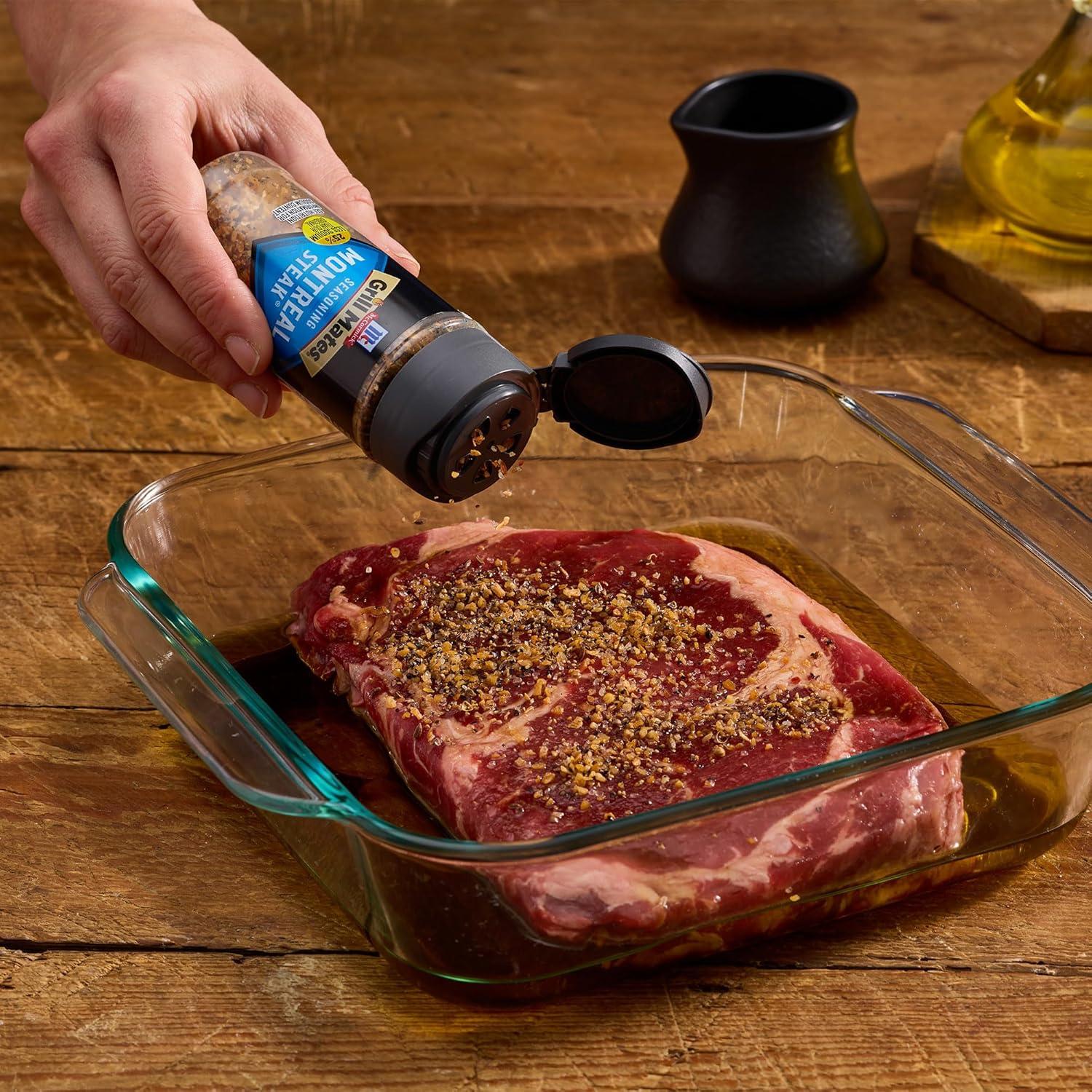 image:imageMcCormick Grill Mates Montreal Steak Seasoning 25 Less Sodium 10 OZ318 Ounce Pack of 1