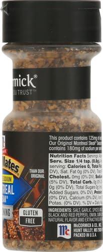 image:imageMcCormick Grill Mates Montreal Steak Seasoning 25 Less Sodium 10 OZ318 Ounce Pack of 2