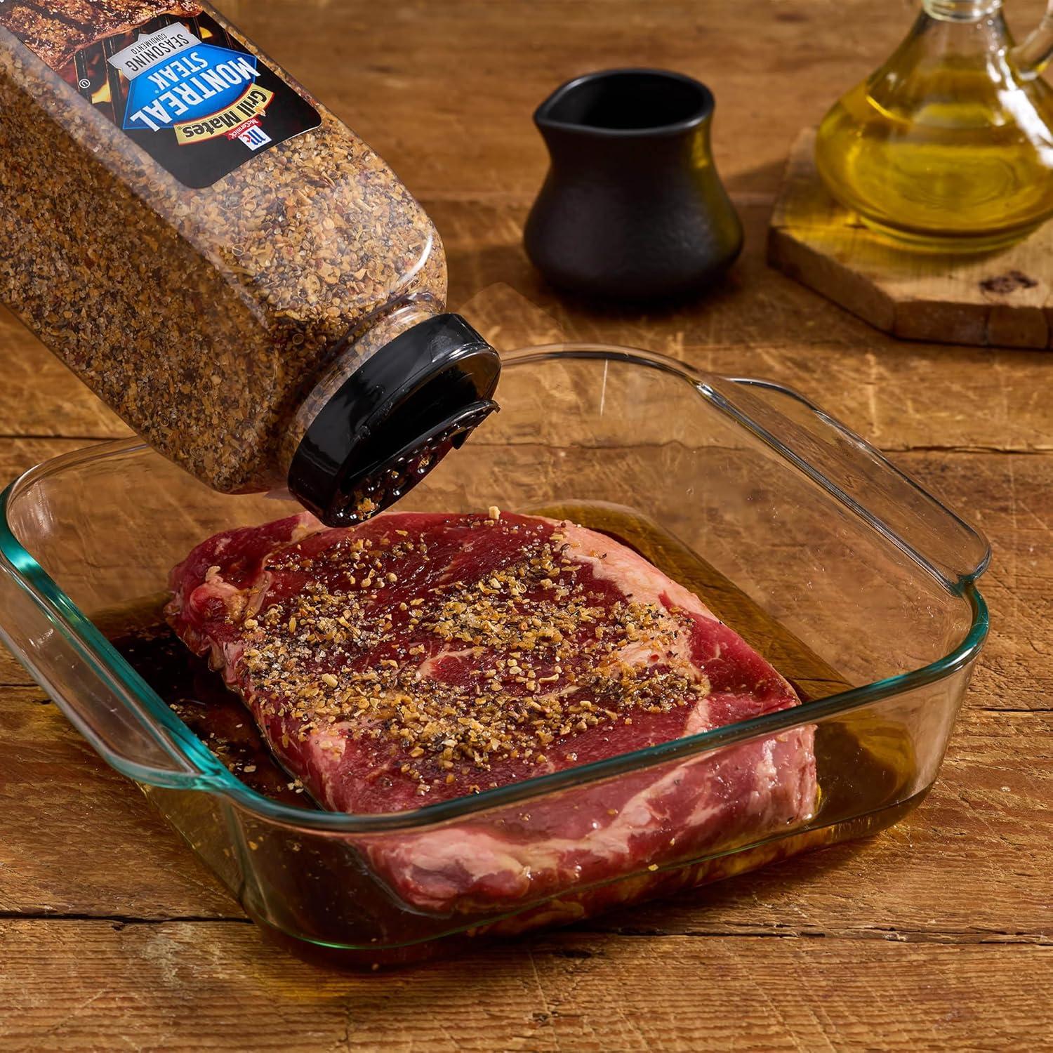 image:imageMcCormick Grill Mates Montreal Steak Seasoning 29 oz One 29 Ounce Container Montreal Steak Rub Seasoning Ideal for Steaks Ribs Burgers and Vegetables for a Zesty Flavor
