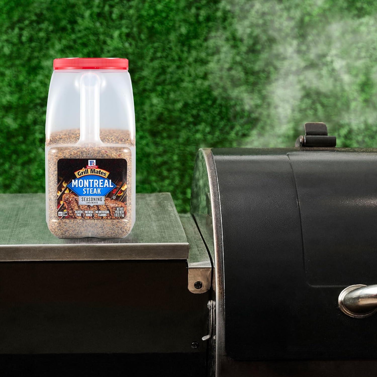 image:imageMcCormick Grill Mates Montreal Steak Seasoning 7 lb Pack of 3 Three 7 Pound Containers Montreal Steak Rub Seasoning Ideal for Steaks Ribs Burgers and Vegetables for a Zesty Flavor112 Ounce Pack of 1